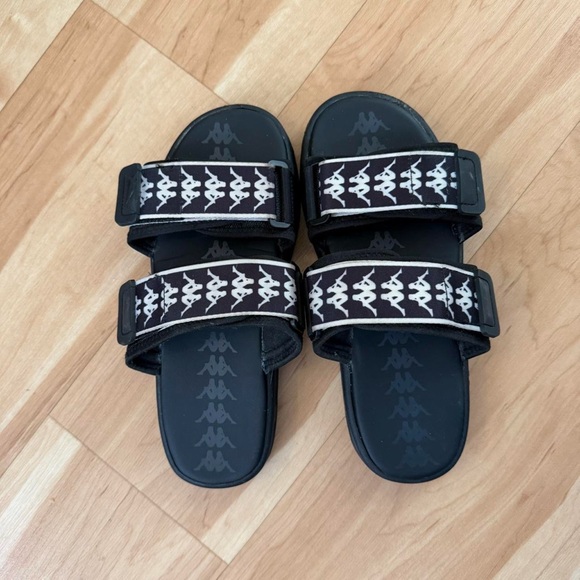 Black and white Kappa sandals - Picture 4 of 5